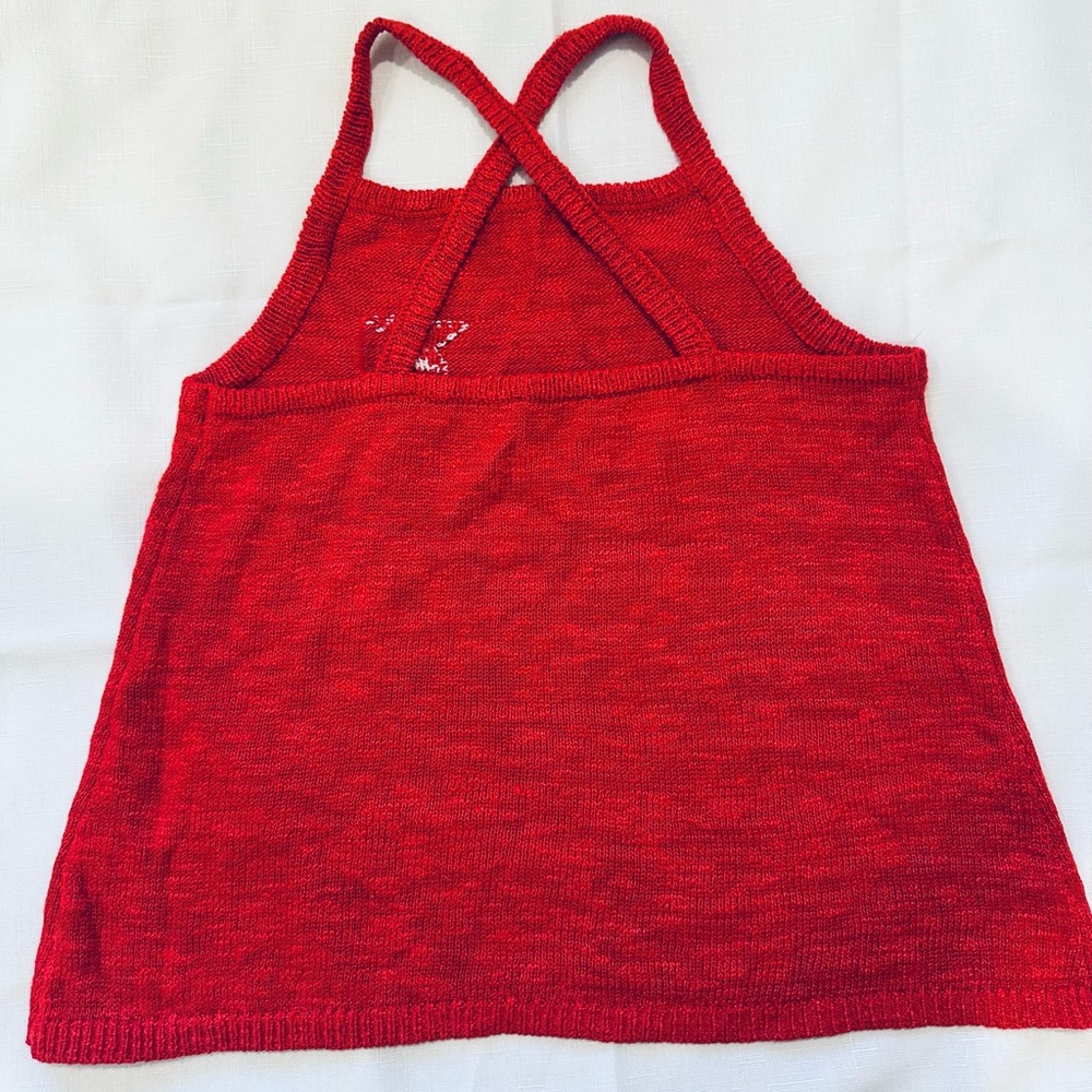 Freshman Red Star Halter Tank Top - Picture 3 of 5